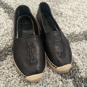 Saint Laurent Logo Espadrille